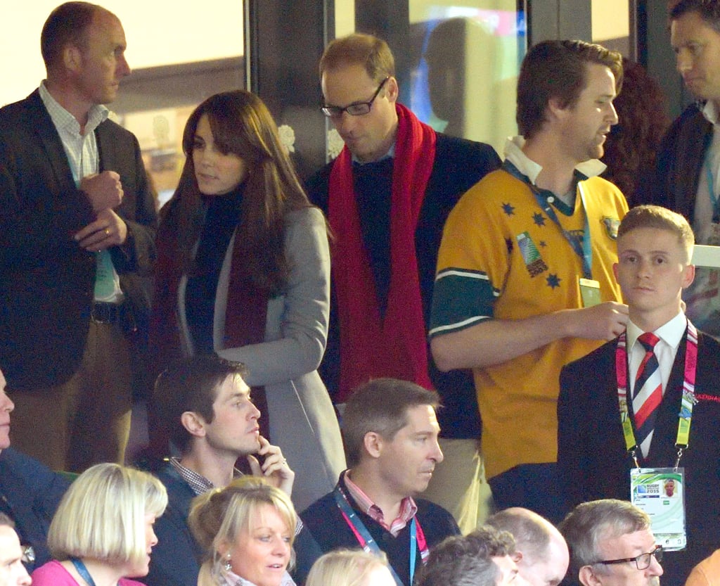 Kate Middleton and Prince William at Rugby World Cup 2015