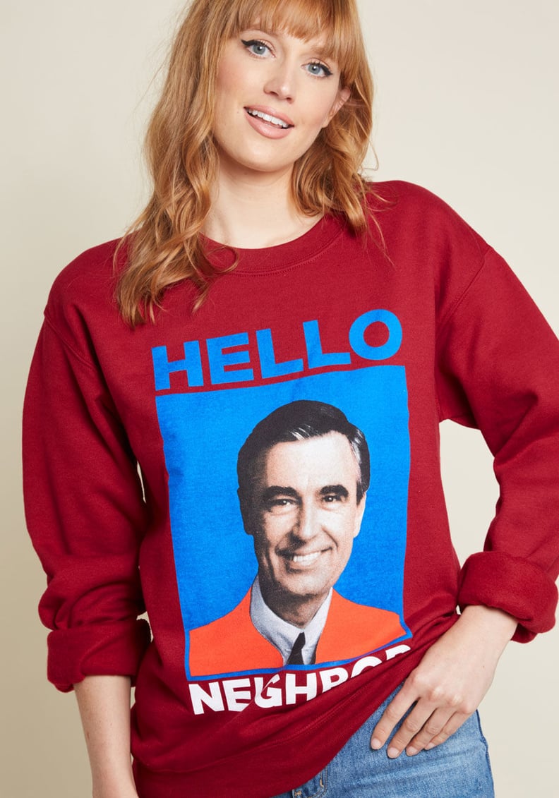 ModCloth Hello Neighbor Graphic Sweatshirt