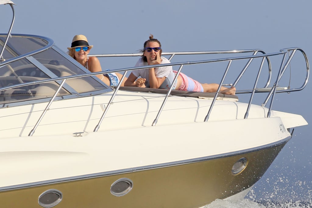 Kate Hudson in a Bikini With Matt Bellamy in Ibiza 2014