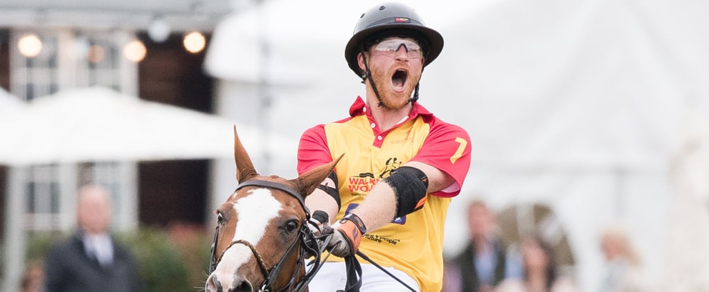 William and Harry at Polo Charity Match in England July 2017