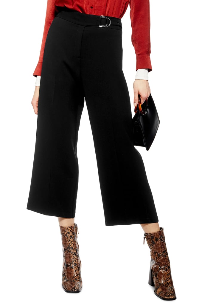 Topshop Dani D-Ring Cropped Trousers