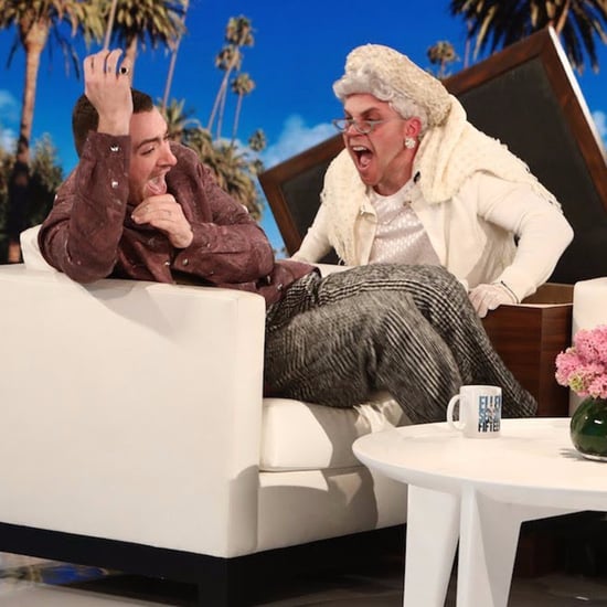 Sam Smith Getting Scared on The Ellen DeGeneres Show Video