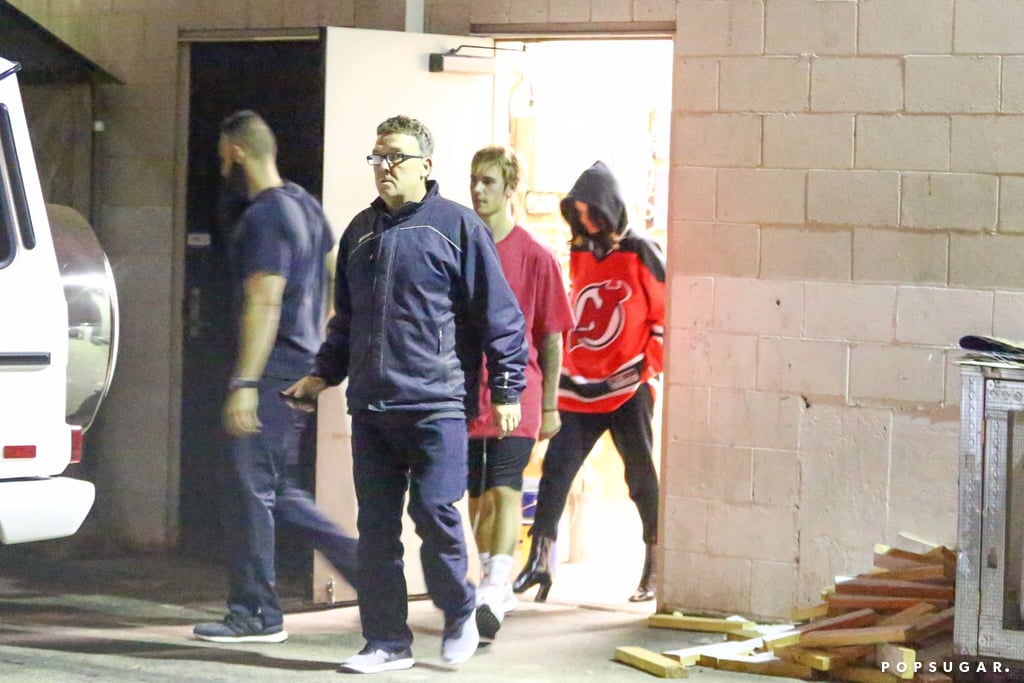 Selena Gomez and Justin Bieber at Hockey Game November 2017