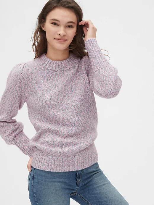 A Puff Sleeve Crewneck Sweater ($65) is the perfect pick for the one who's always on top of fashion trends; sleeve details are very in right now and will play nicely with a pair of wide-leg jeans or the like.
