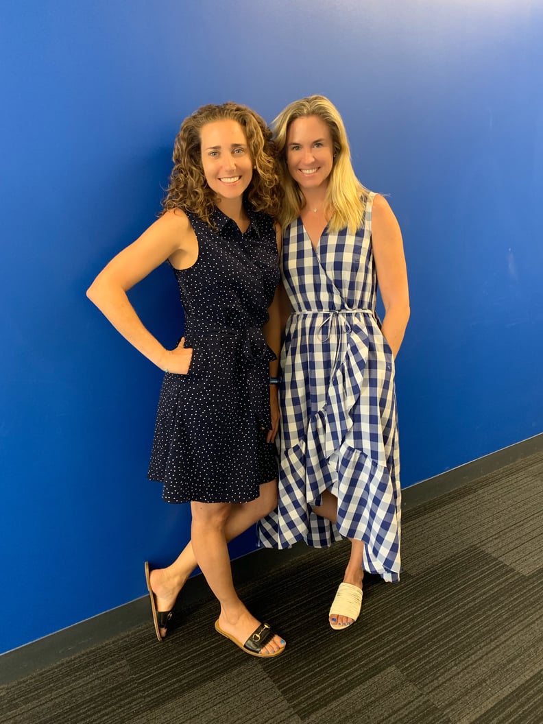 The Dresses: POPSUGAR Sleeveless Shirt Dress and POPSUGAR Asymmetrical Ruffle Hem Dress