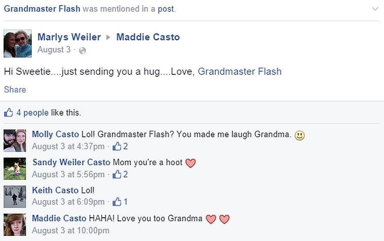Grandmas Accidentally Tagged Themselves on Facebook as Grandmaster Flash