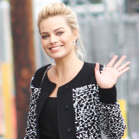 Margot Robbie Promoting The Wolf of Wall Street in LA