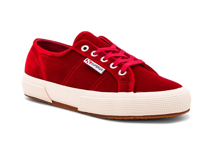 Superga 2750 Velvet Sneaker | Best Red 