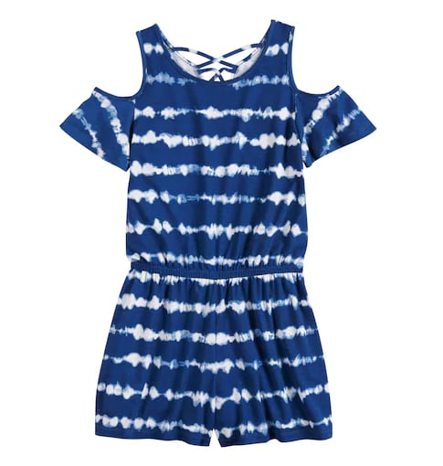 Cold-Shoulder Romper