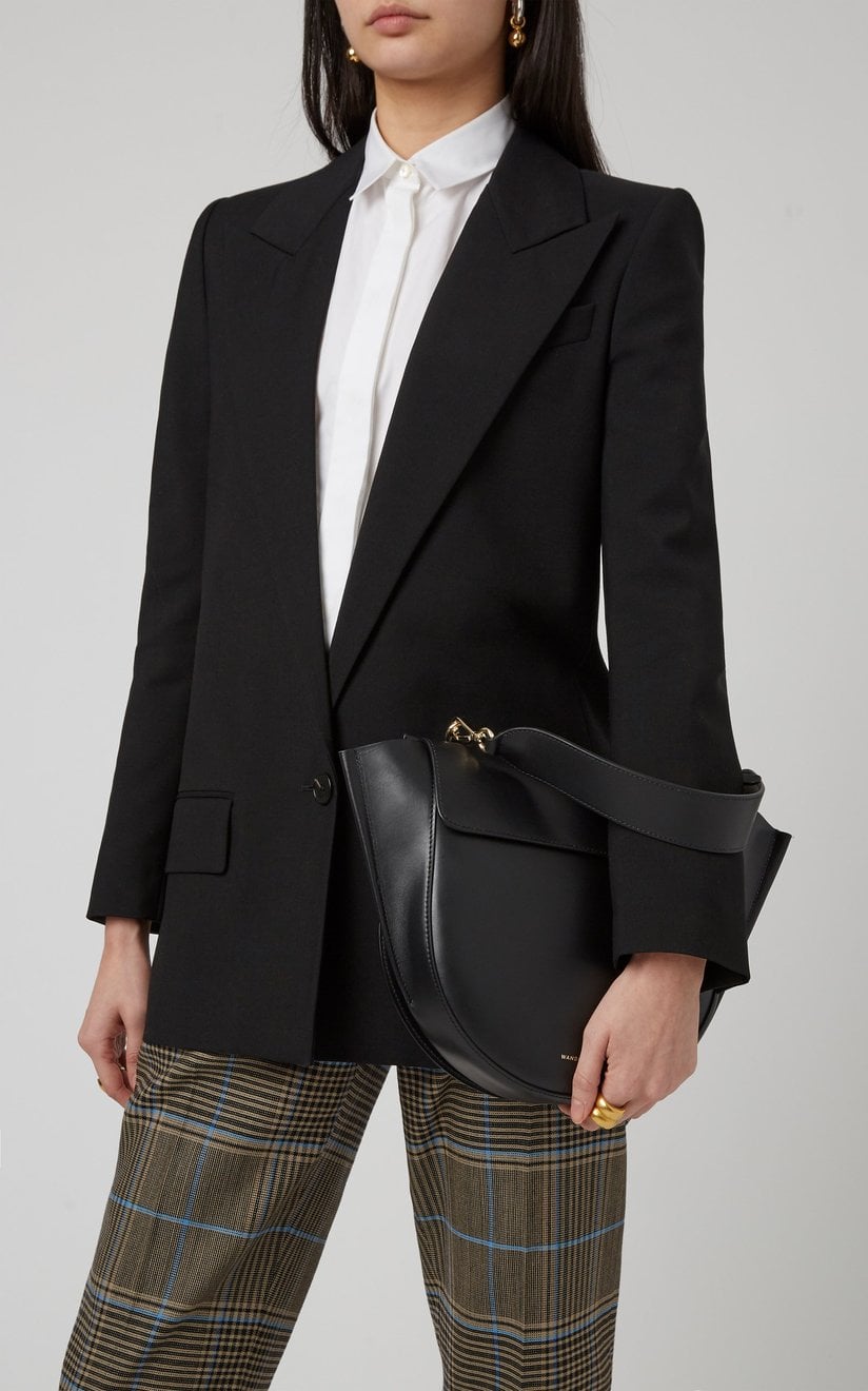 hortensia medium leather shoulder bag