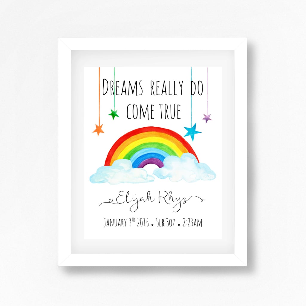 Rainbow Baby Nursery Art Print