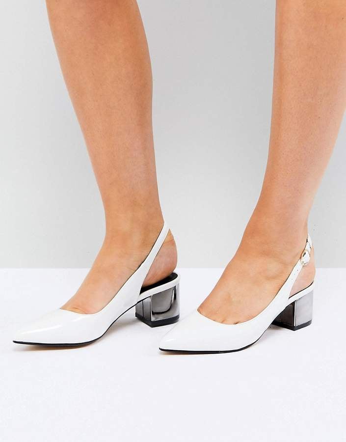 Truffle Collection Slingback Kitten Heel Shoes Kitten Heels Are