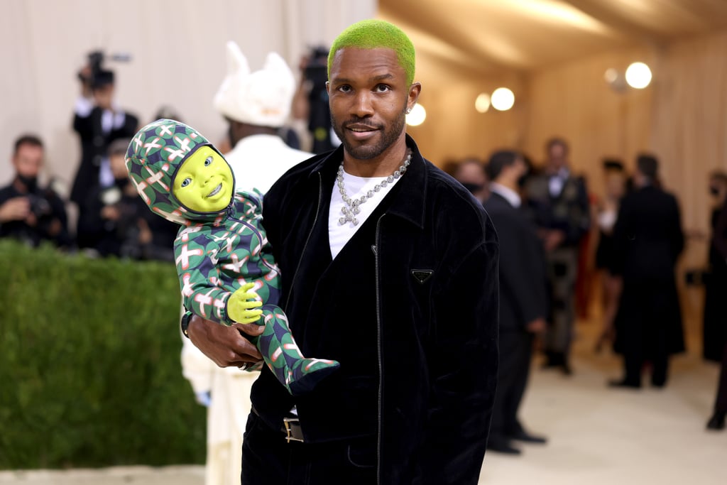 Frank Ocean and His Green Baby at the Met Gala 2021