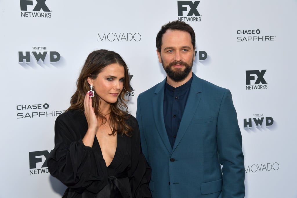 Keri Russell and Matthew Rhys at Pre-Emmys Party 2016