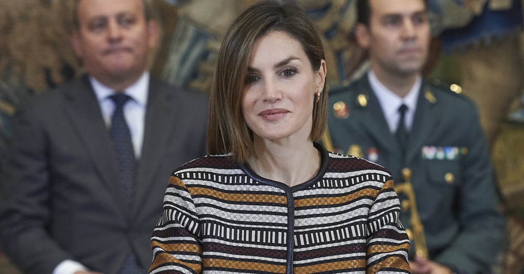 Queen Letizia Wears a Statement Jacket