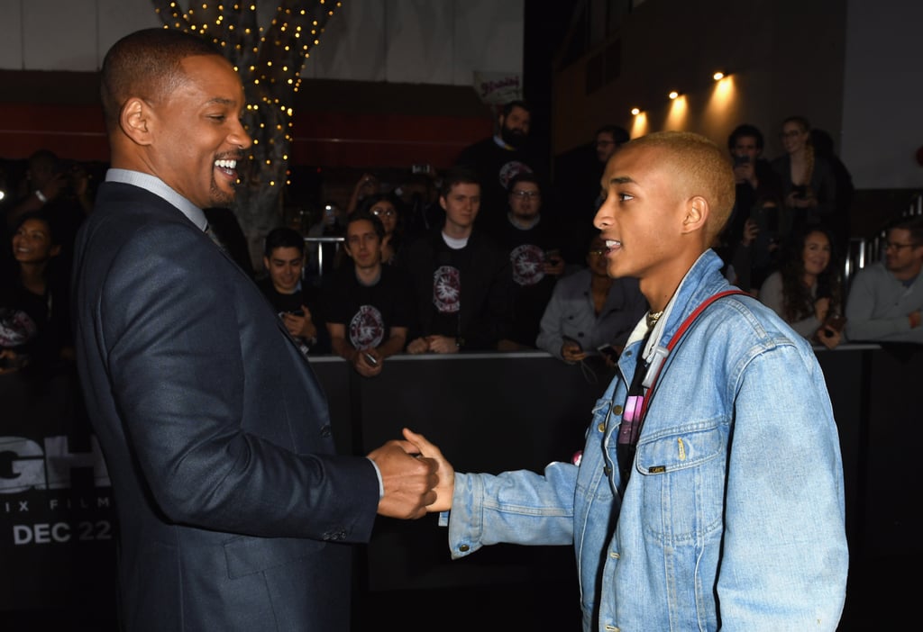 Will and Jaden Smith at Bright Premiere in LA 2017