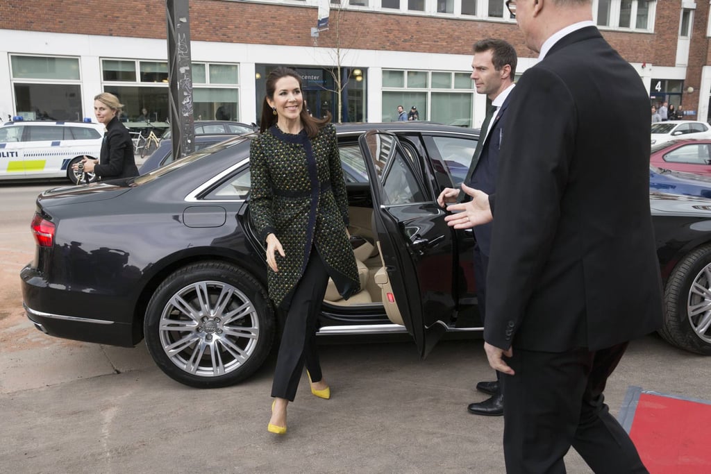 Princess Mary Wearing Yellow Heels April 2016