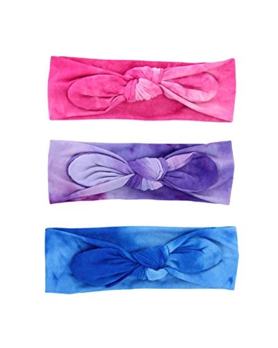 JustMyDress Cotton Baby Tie-Dye Headband