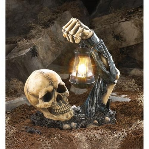 Sinister Skull With Lantern