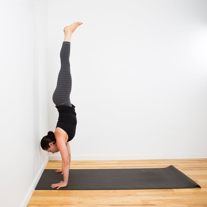Handstand Against the Wall Learn How to Do a Handstand POPSUGAR Fitness Photo 8