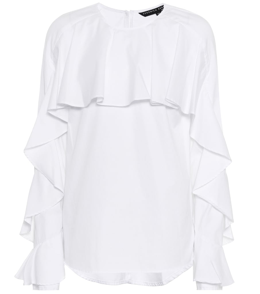 Michelle's Exact Veronica Beard Ruffled Cotton Blouse