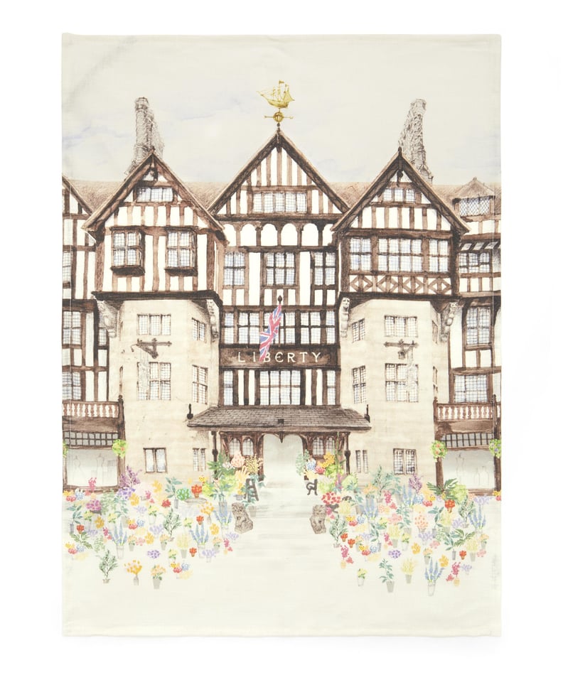 Liberty London The Liberty Building Linen Tea Towel