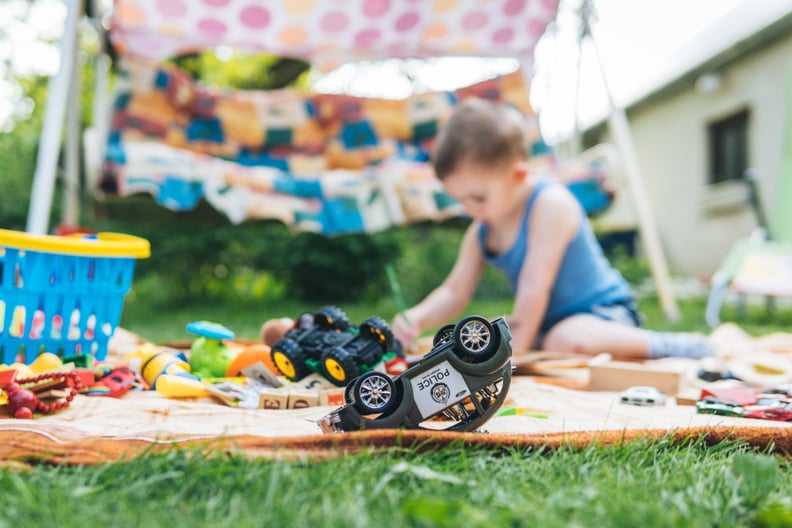 Create an Outdoor Play Area With Toys