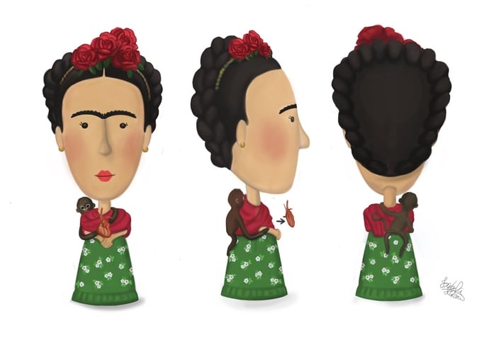 frida kahlo pop figure