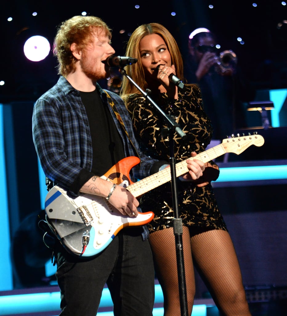 Beyoncé and Ed Sheeran Perform For Stevie Wonder
