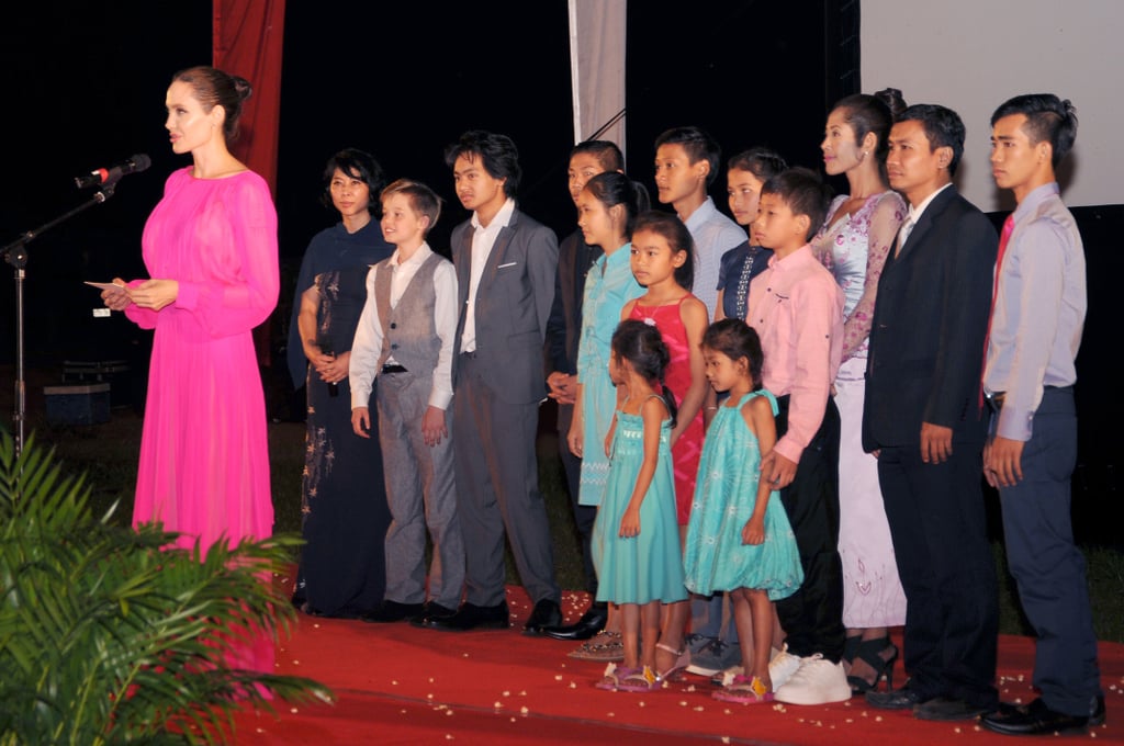 Related:

            
            
                                    
                            

            Angelina Jolie Talks About Her Kids While Visiting a Refugee Camp in Jordan