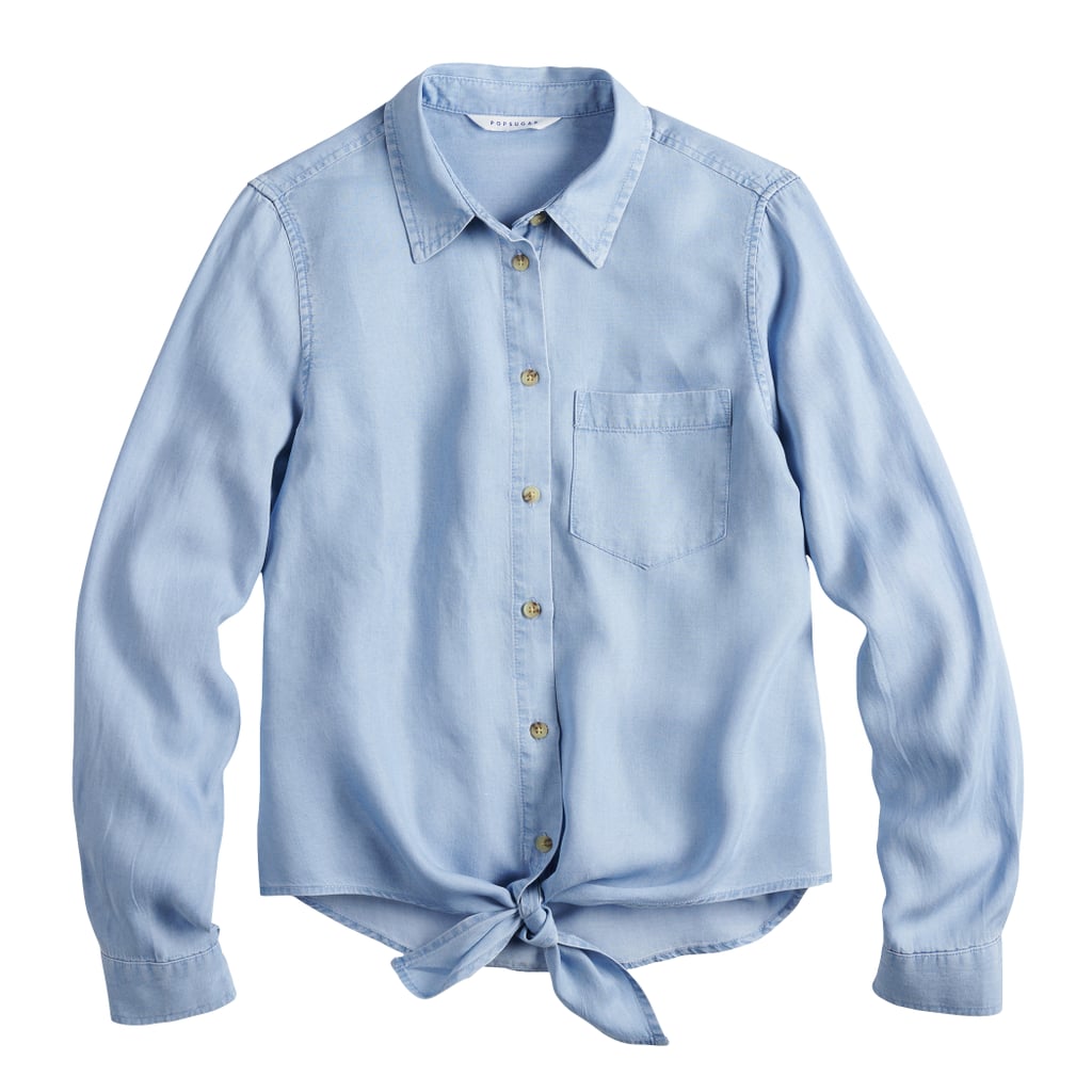 knot a button down shirt