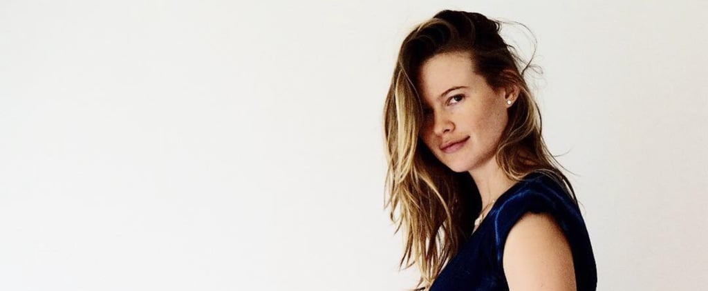 Behati Prinsloo Wearing a Tie-Dye Dress While Pregnant