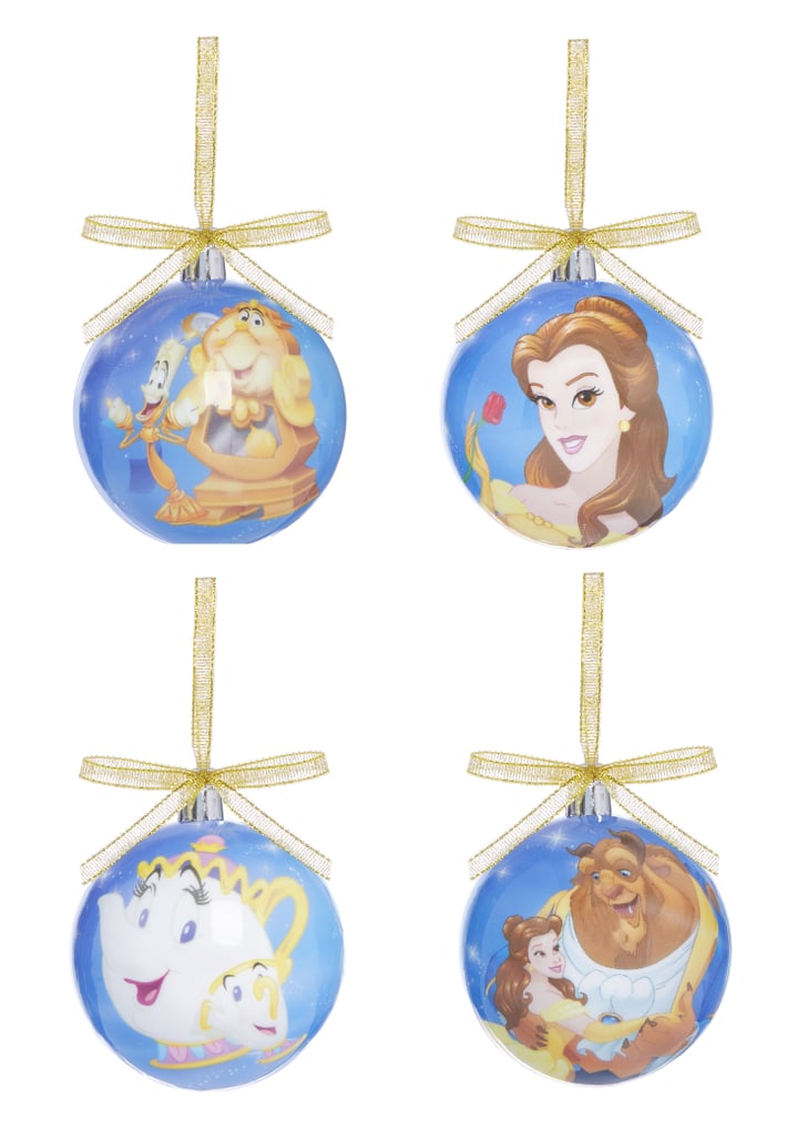 Beauty and the Beast Ornaments Primark Disney Christmas Products 2017