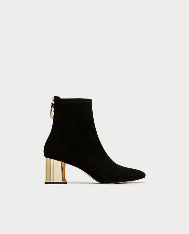 Zara Ankle Boot With Heel