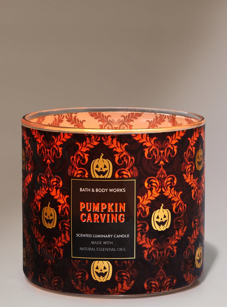 Pumpking Carving 3-Wick Candle ($25)