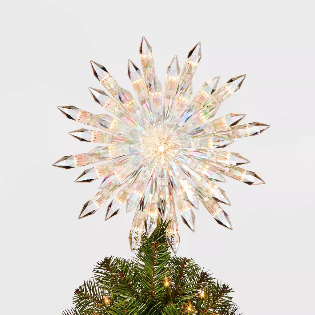 Light Acrylic Starburst Tree Topper