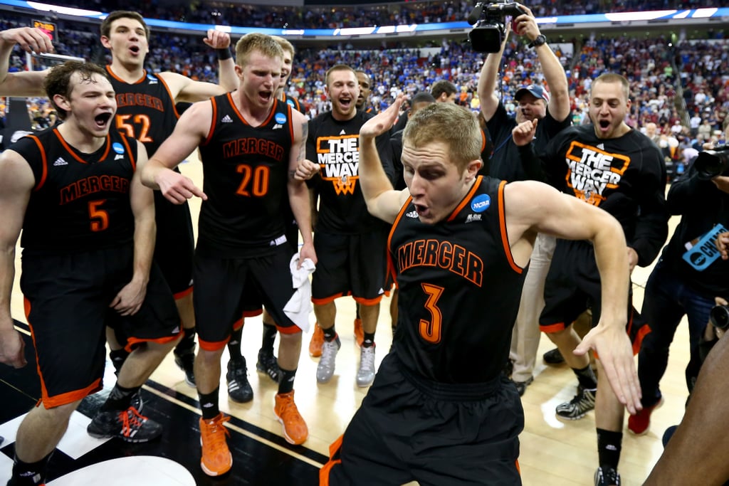 Mercer Player's Victory Dance After Beating Duke | Video