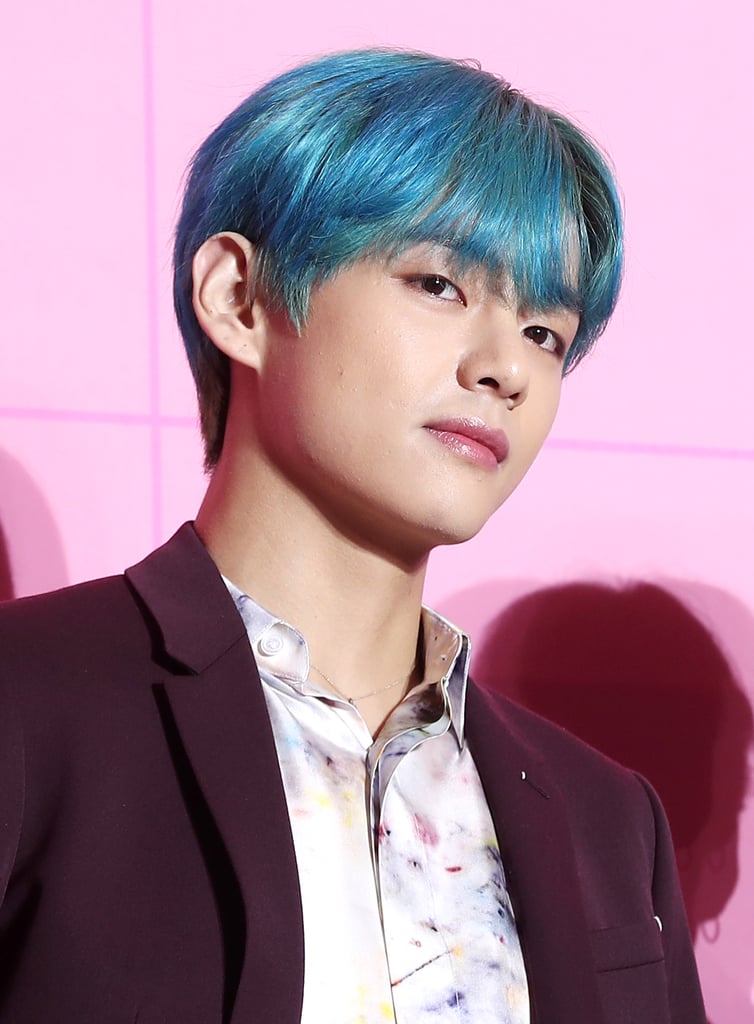 V's Blue Hair Colour in 2019