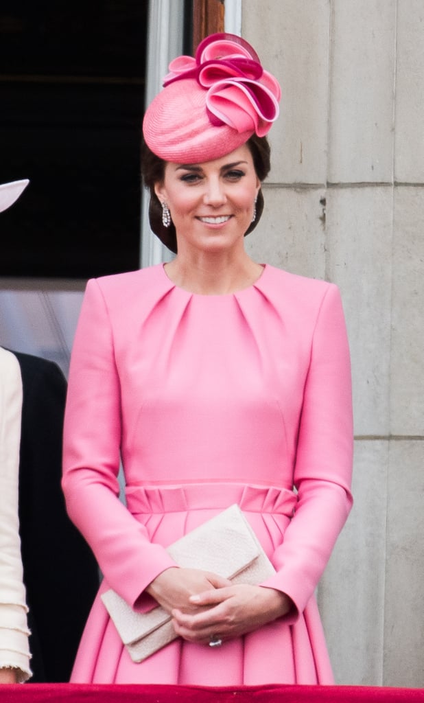 Kate Middleton Wearing Pink Alexander McQueen Dress | POPSUGAR ...