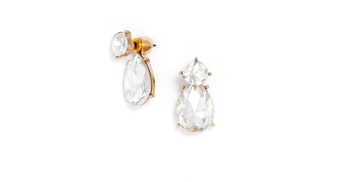 BaubleBar Teardrop Reverse Studs | Front-Back Earrings | POPSUGAR ...