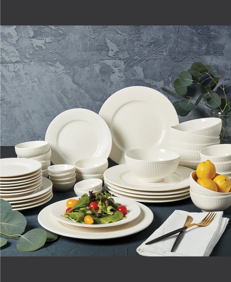 Tabletops Unlimited Inspiration by Denmark Fiore 42-Piece Dinnerware Set, Service for 6