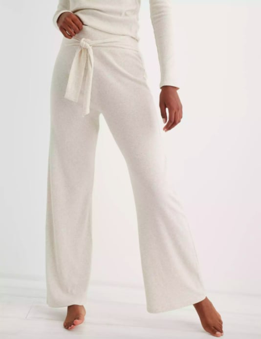 Aerie Ribbed Wide Leg Pant