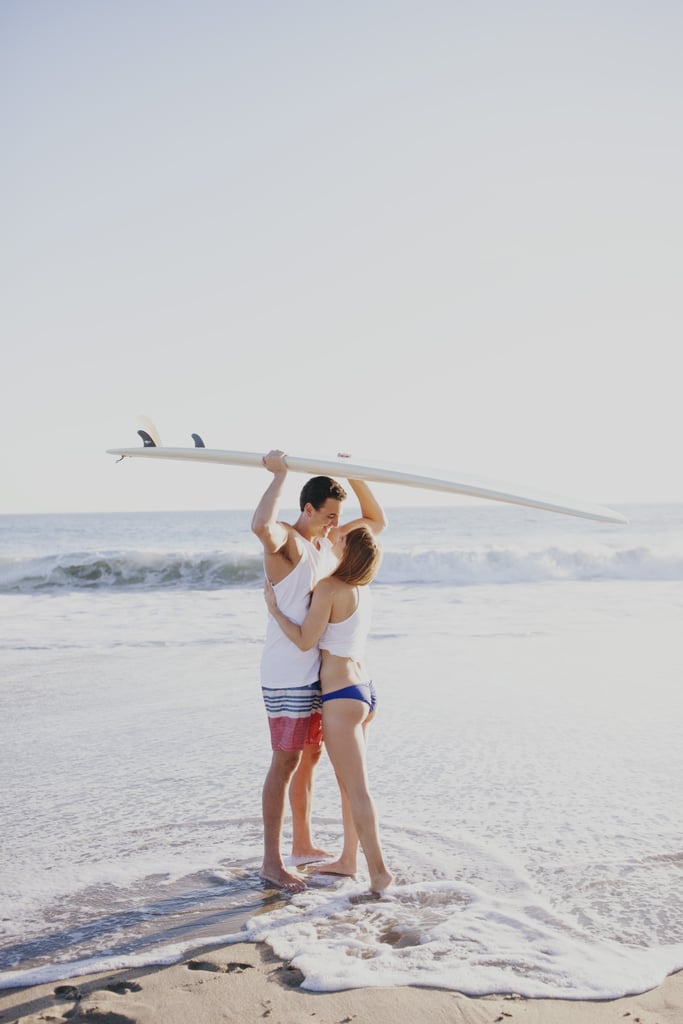 Casual Beach Engagement Shoot