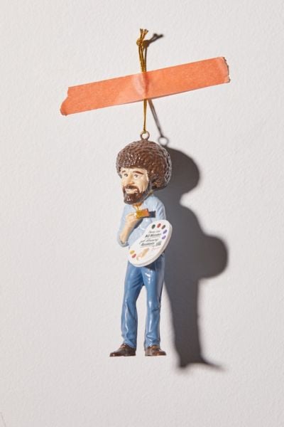 Bob Ross Christmas Ornament