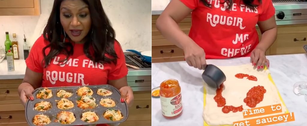 Mindy Kaling Makes Pizza For Her Daughter on Instagram 2019