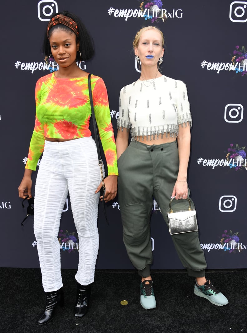 Smiles Davis and Nanna.B at Instagram's 2020 Grammy Luncheon in LA