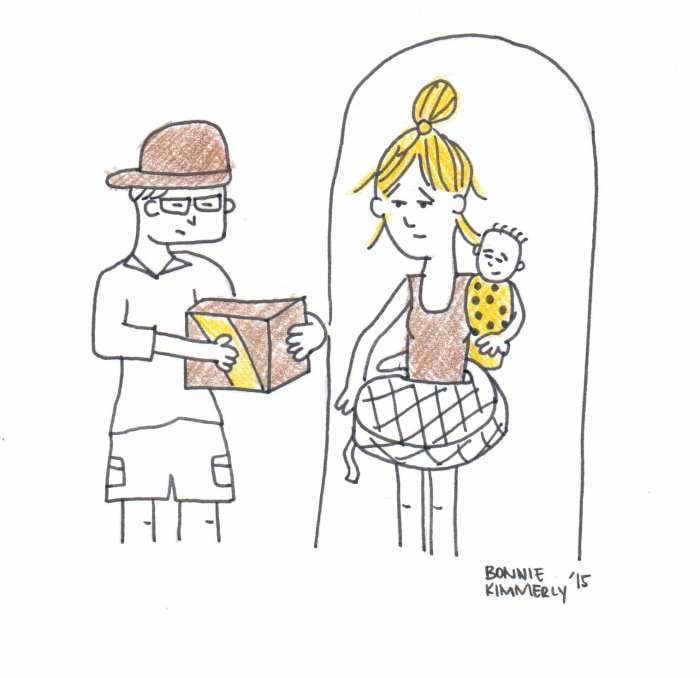 Funny Cartoons Show Struggles of New Moms