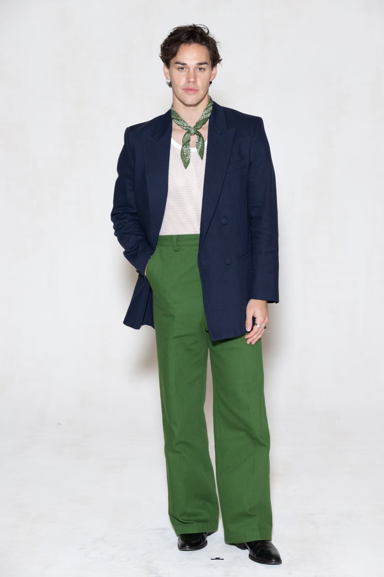 Noah Beck at the AMI Menswear Fall 2023 Show