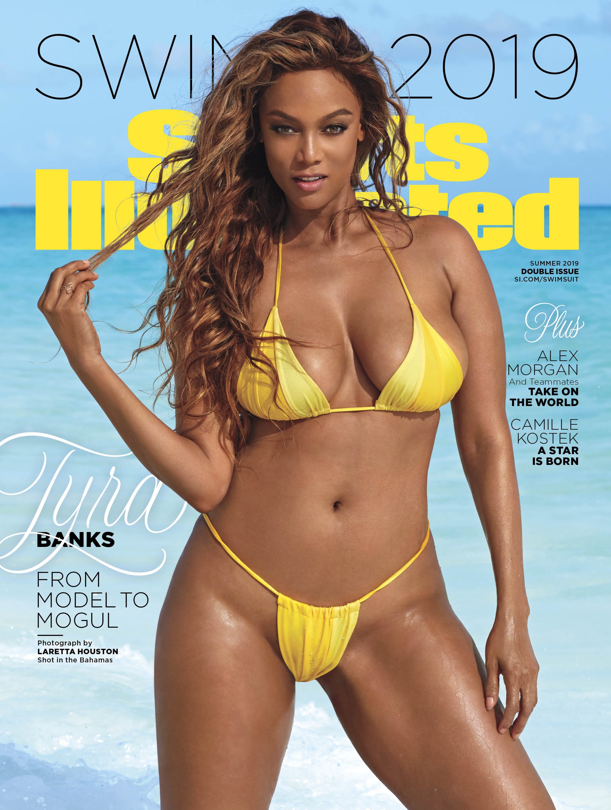 Korea officieel Mooie vrouw Tyra Banks Sports Illustrated Swimsuit Issue Cover 2019 | POPSUGAR Fashion