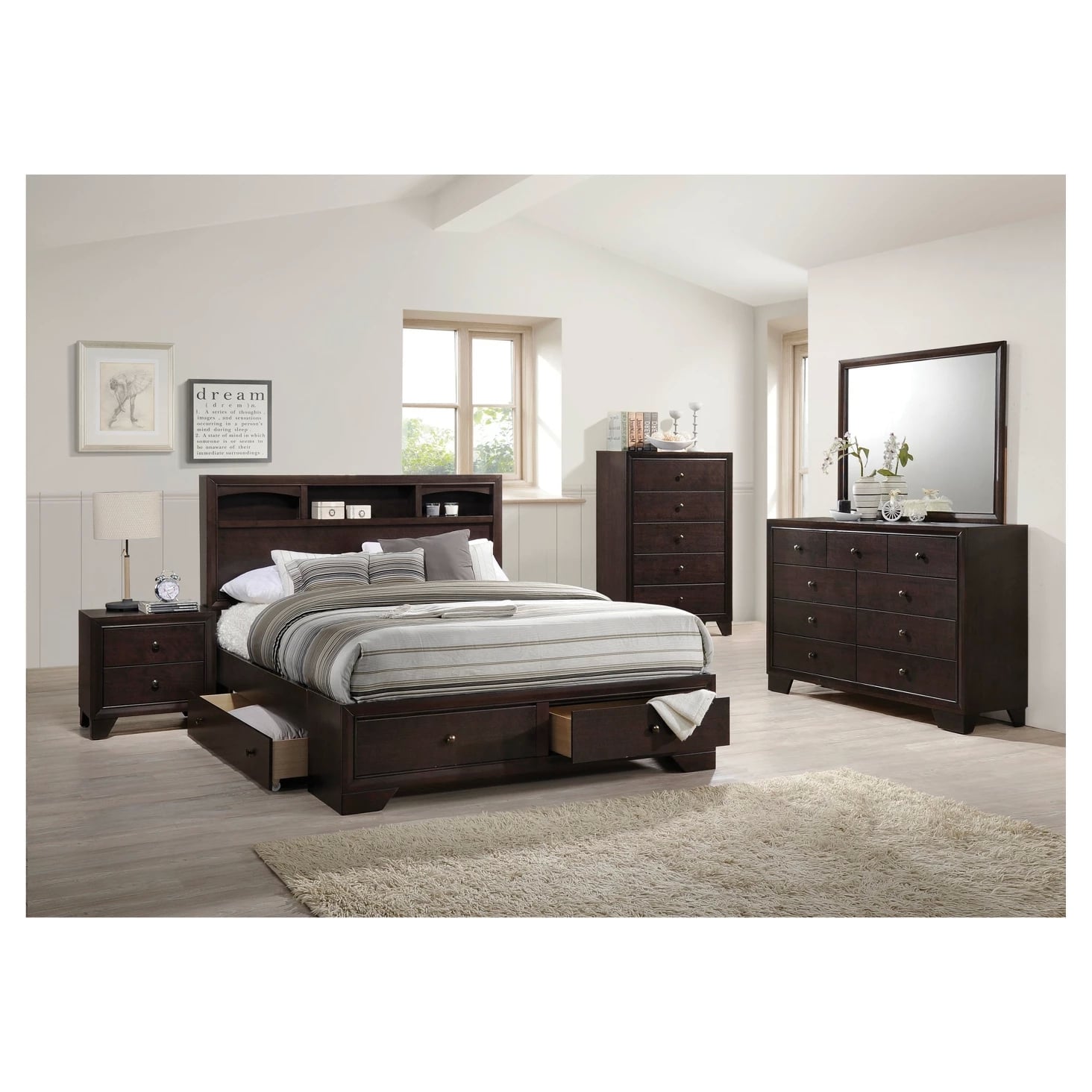 Madison Ii Queen Bed With Storage Small Bedroom Cramping